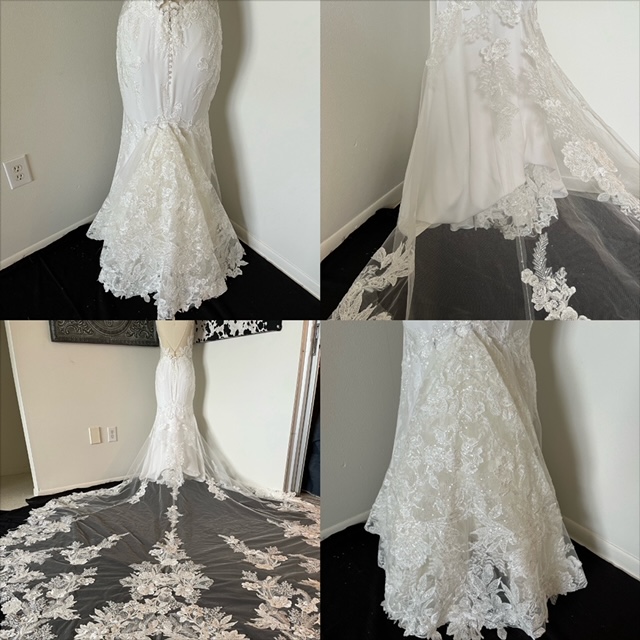 wedding dress redisgned by Maudy Paden Sarasota Florida